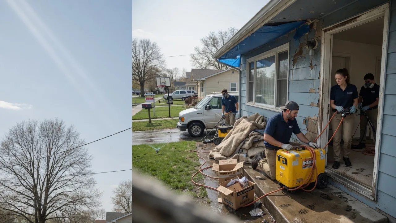 Basement Flood Cleanup in Niantic, IL near me